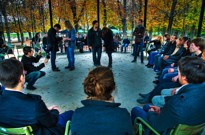 Séance collective d'hypnose au jardin du Luxembourg - 04